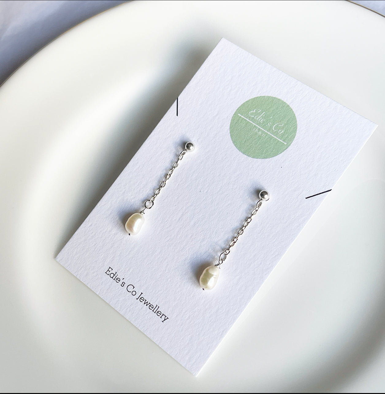 Drop Fresh Water Pearl earrings (Long)