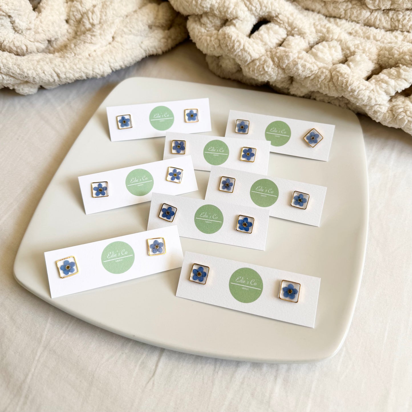Forget Me Not Studs