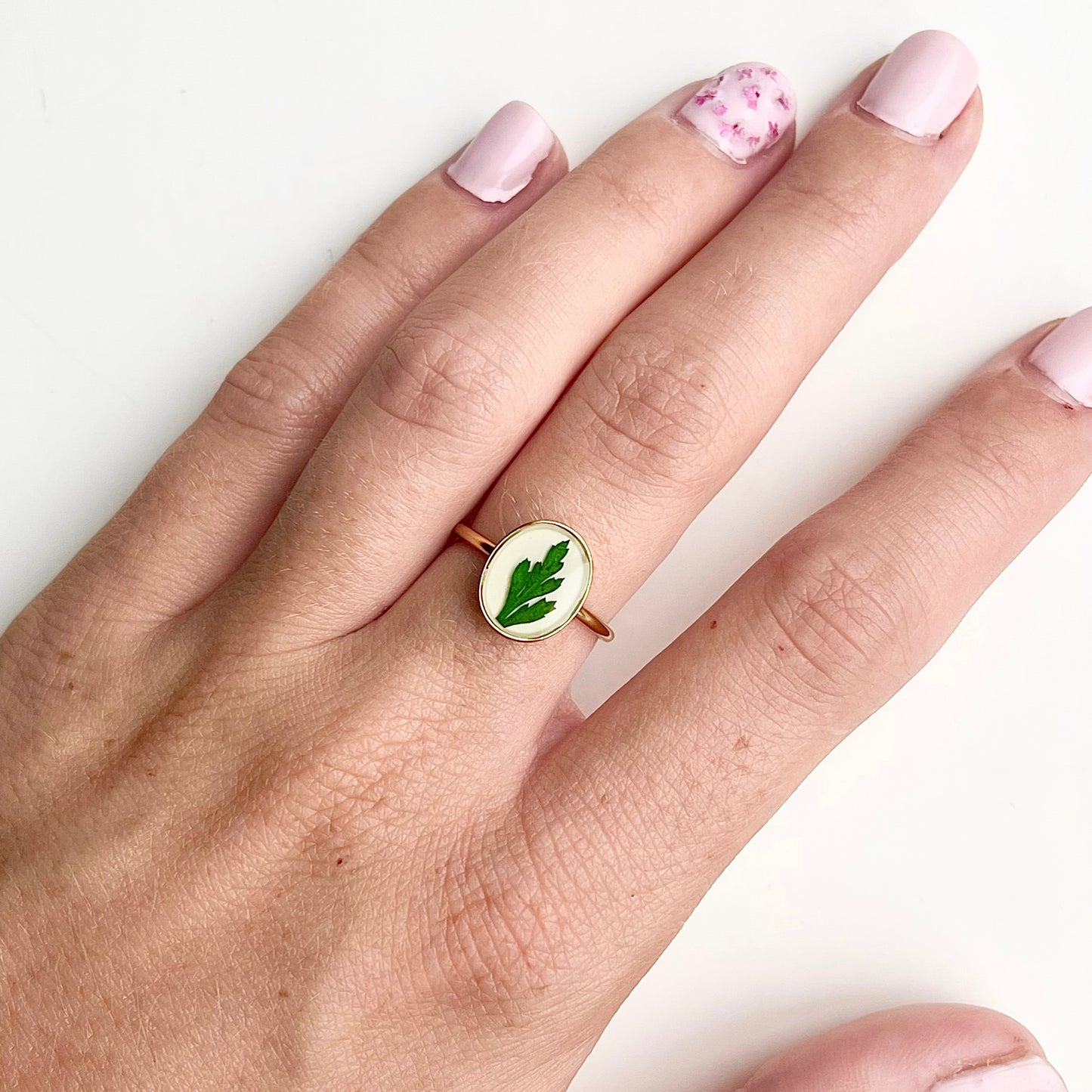 Adjustable Fern Ring